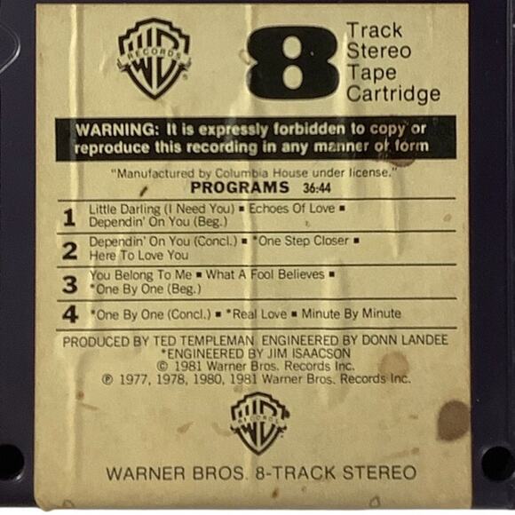 Vintage 8-Track - The Doobie Brothers - Best of the Doobies Vol. II - 1981 - Picture 6 of 6